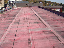 欠損箇所シート防水工事・防水塗装工事1